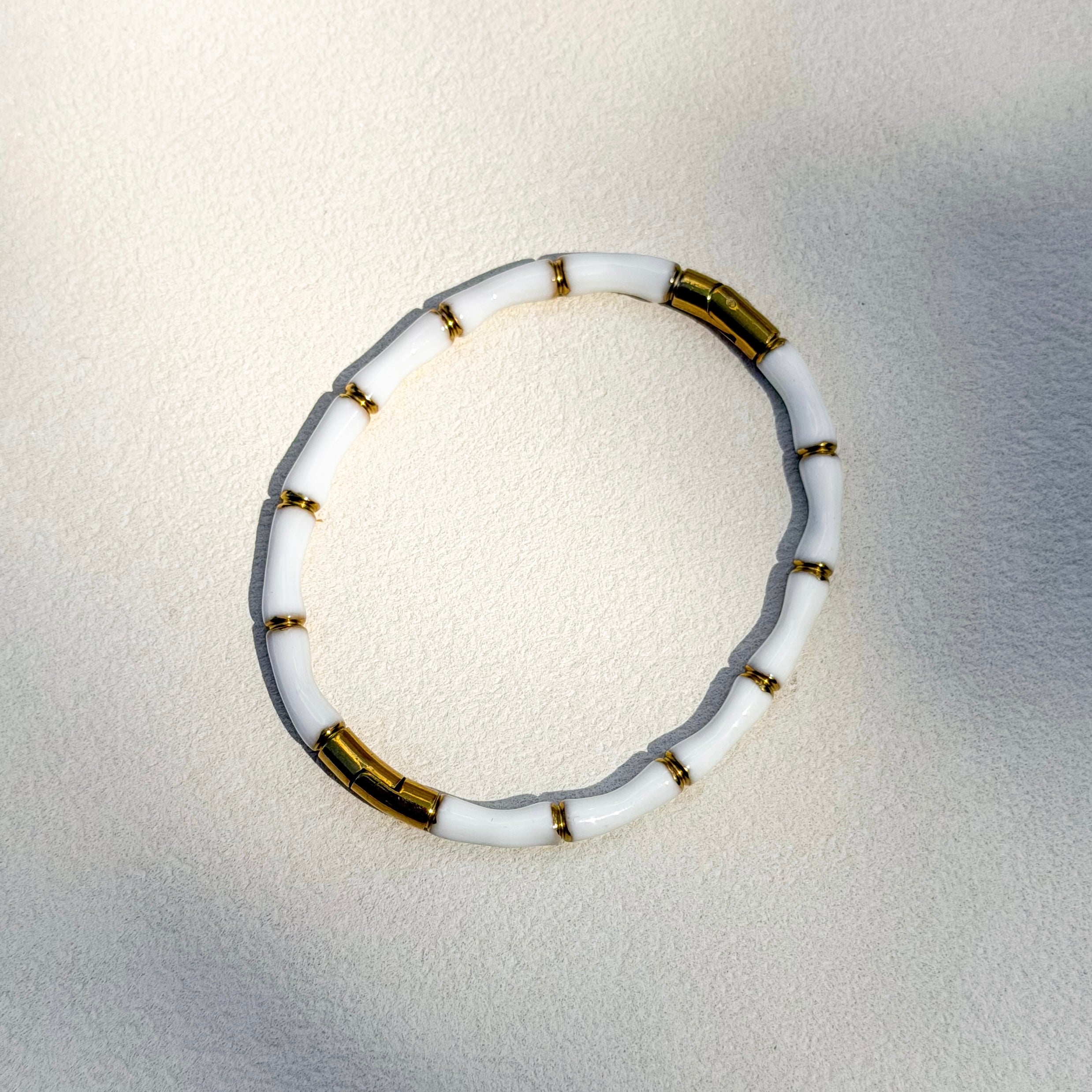 The Ivory Bamboo Luxe Bracelet