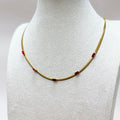 Scarlet Thread Snake Chain