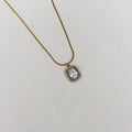 Aurielle Pearl Frame Pendant Necklace
