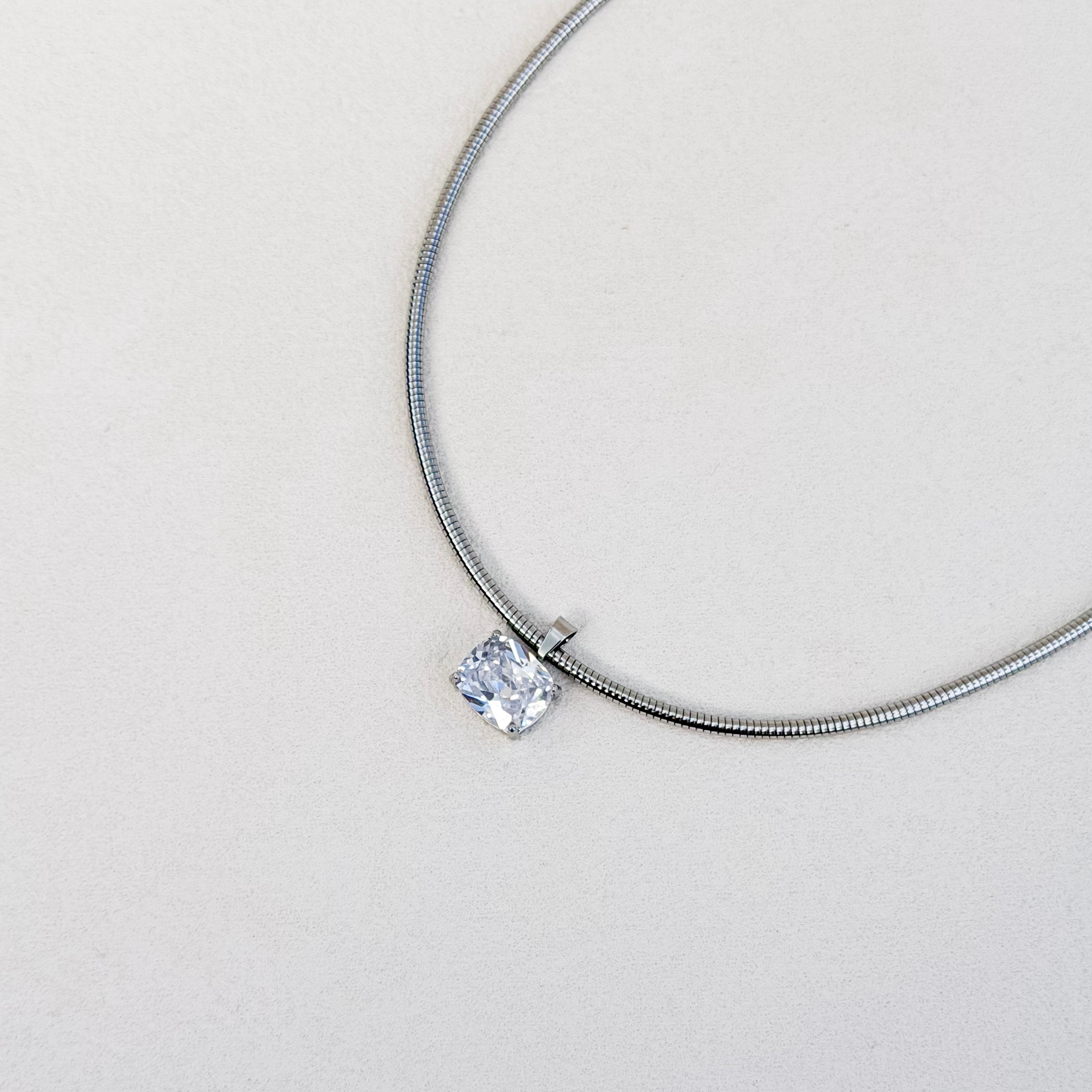 Radiant Tennis Snake Necklace