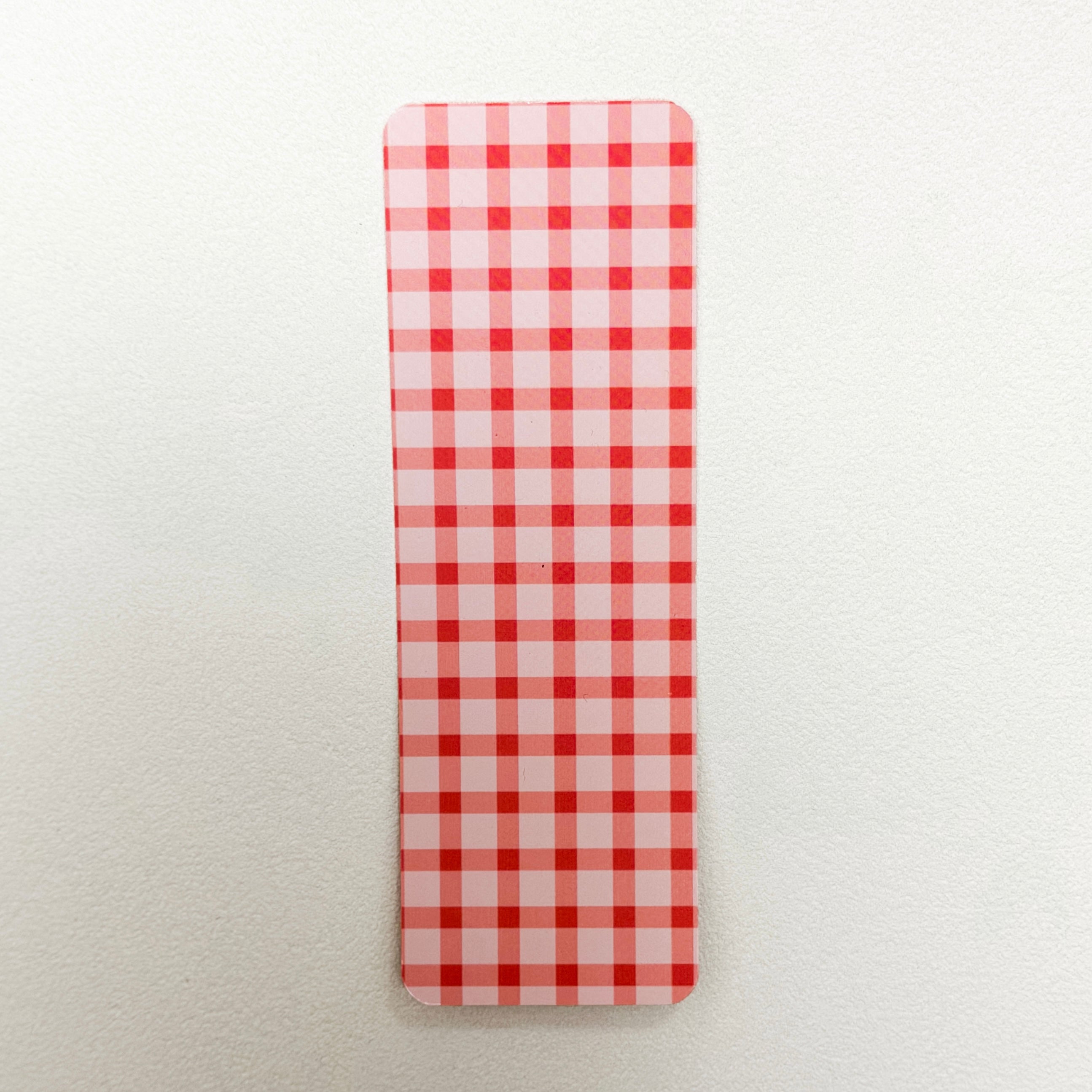 Pink Gingham | Bookmark
