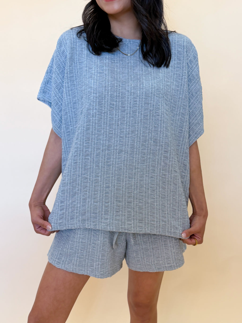 Textured Knit Set