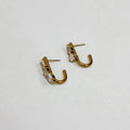 Golden Radiance Hoops
