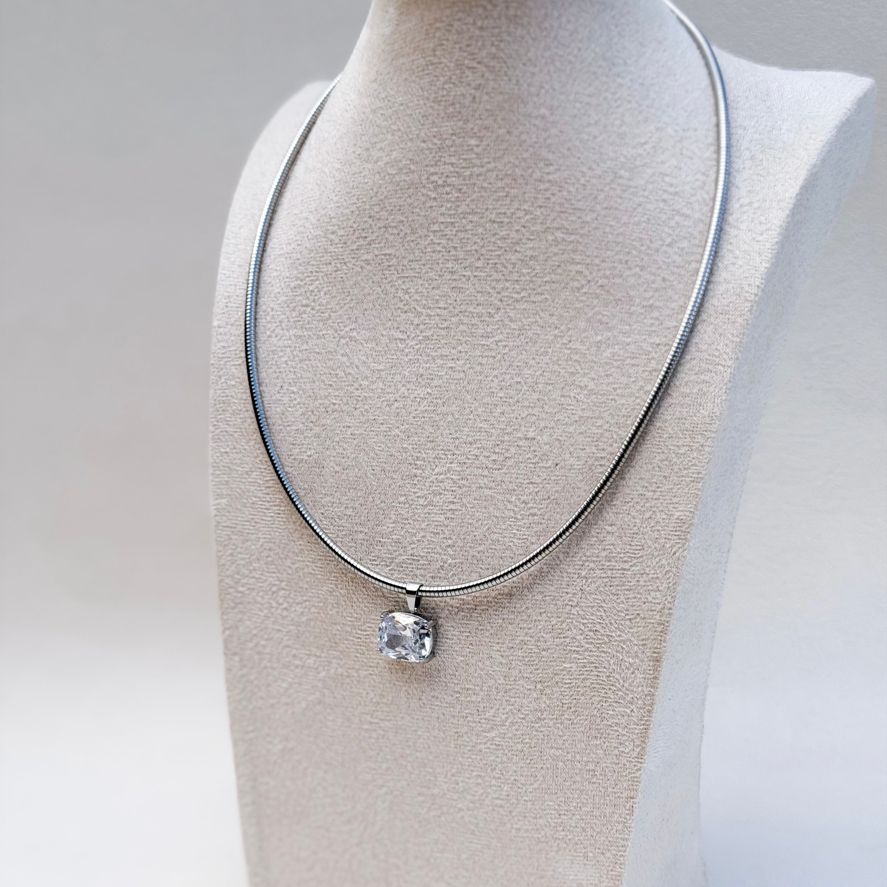 Radiant Tennis Snake Necklace