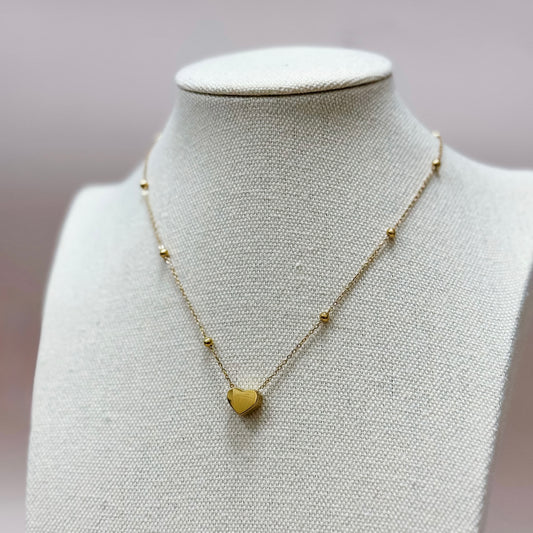 The Heartline Beaded Necklace