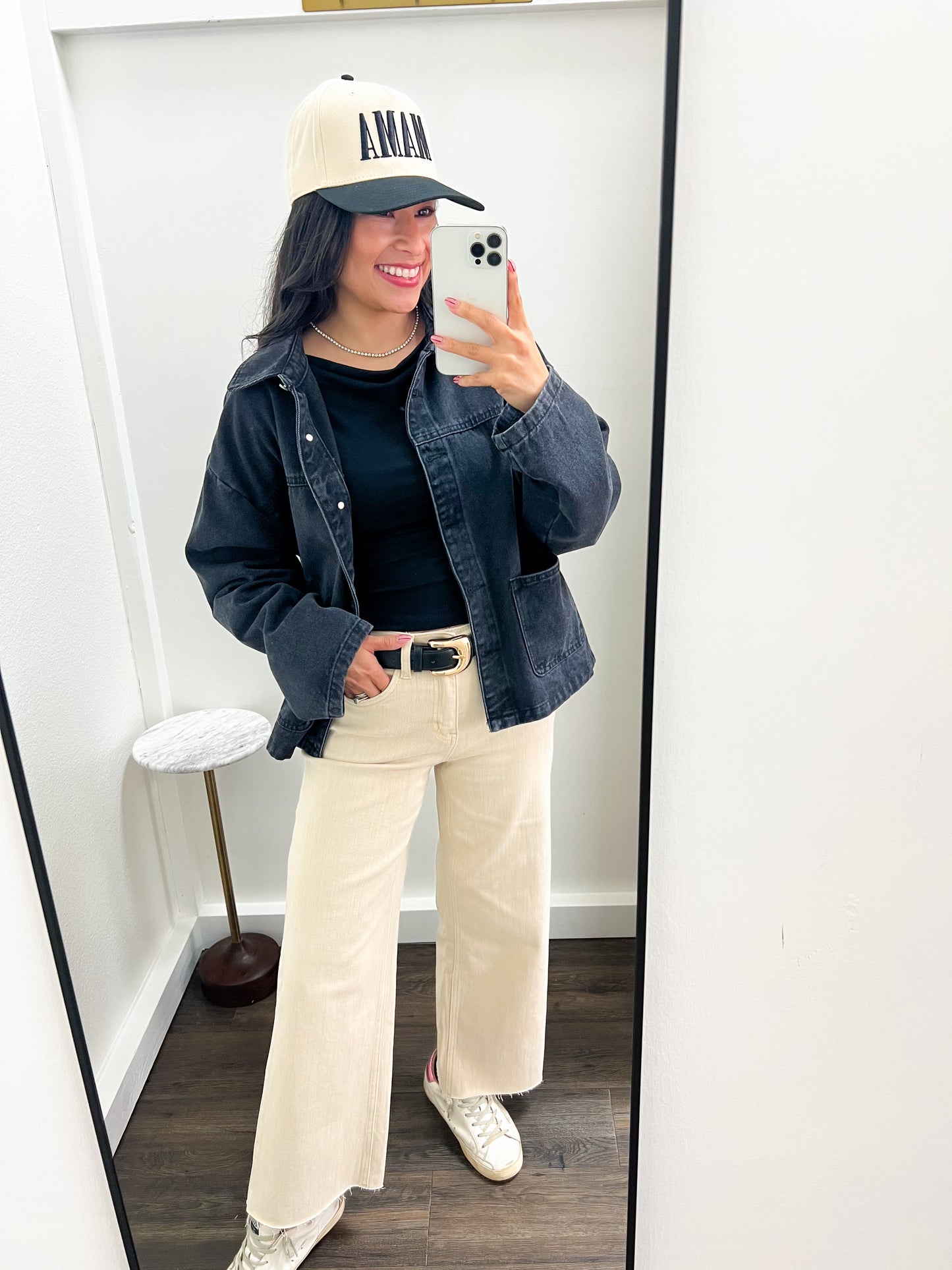 Black Button Down Jacket