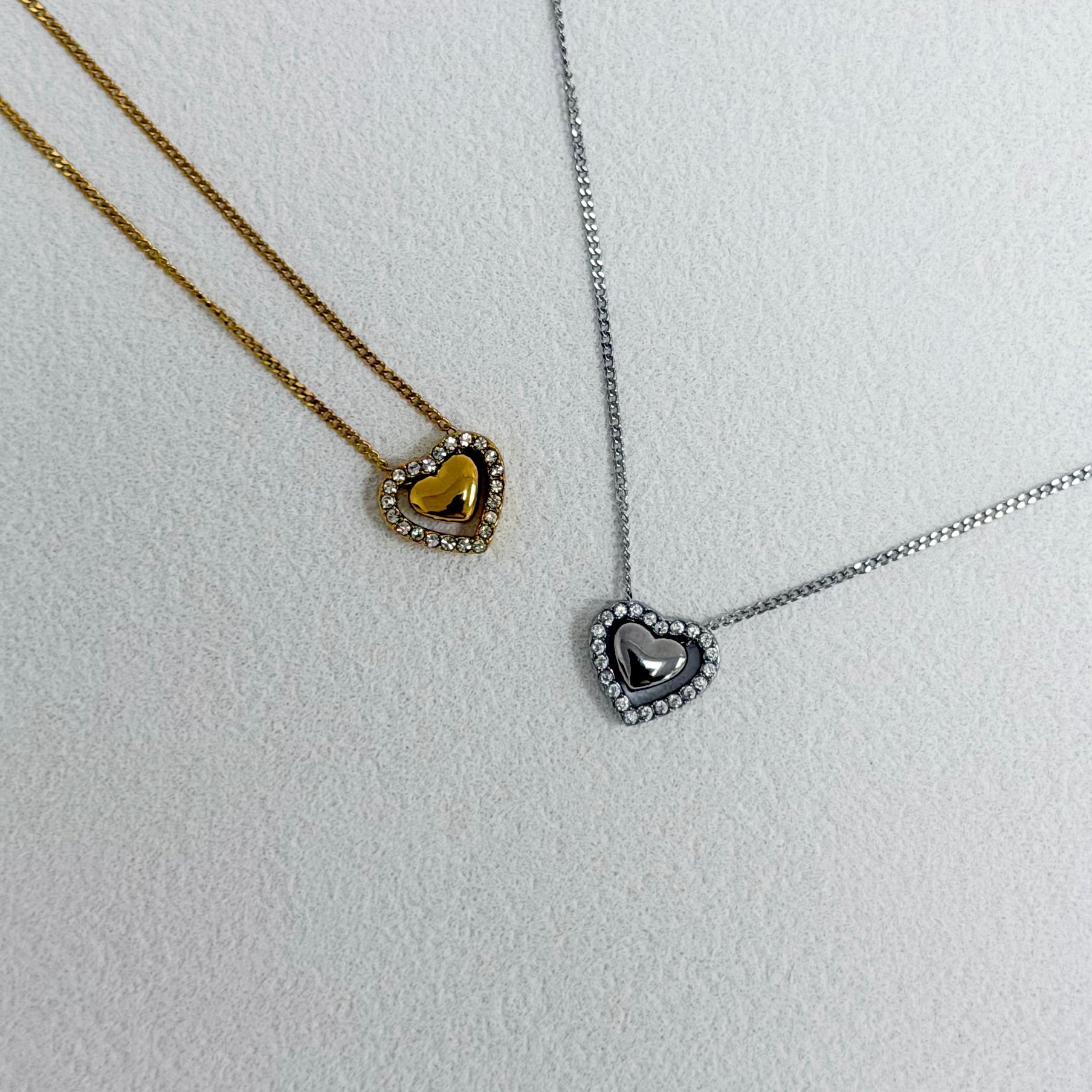 Halo Heart Necklace