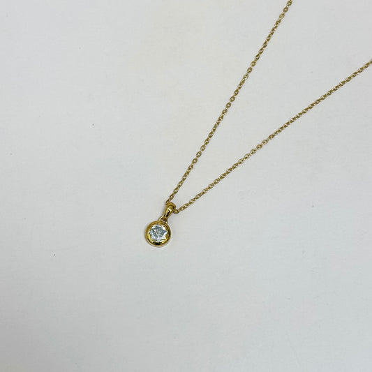 The Everlight Bezel Pendant Necklace