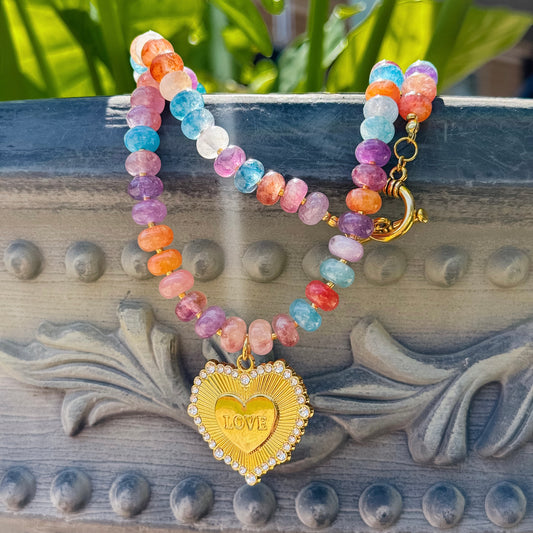 Prism Beaded Necklace