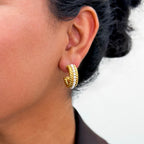 Pearl Twist Hoops