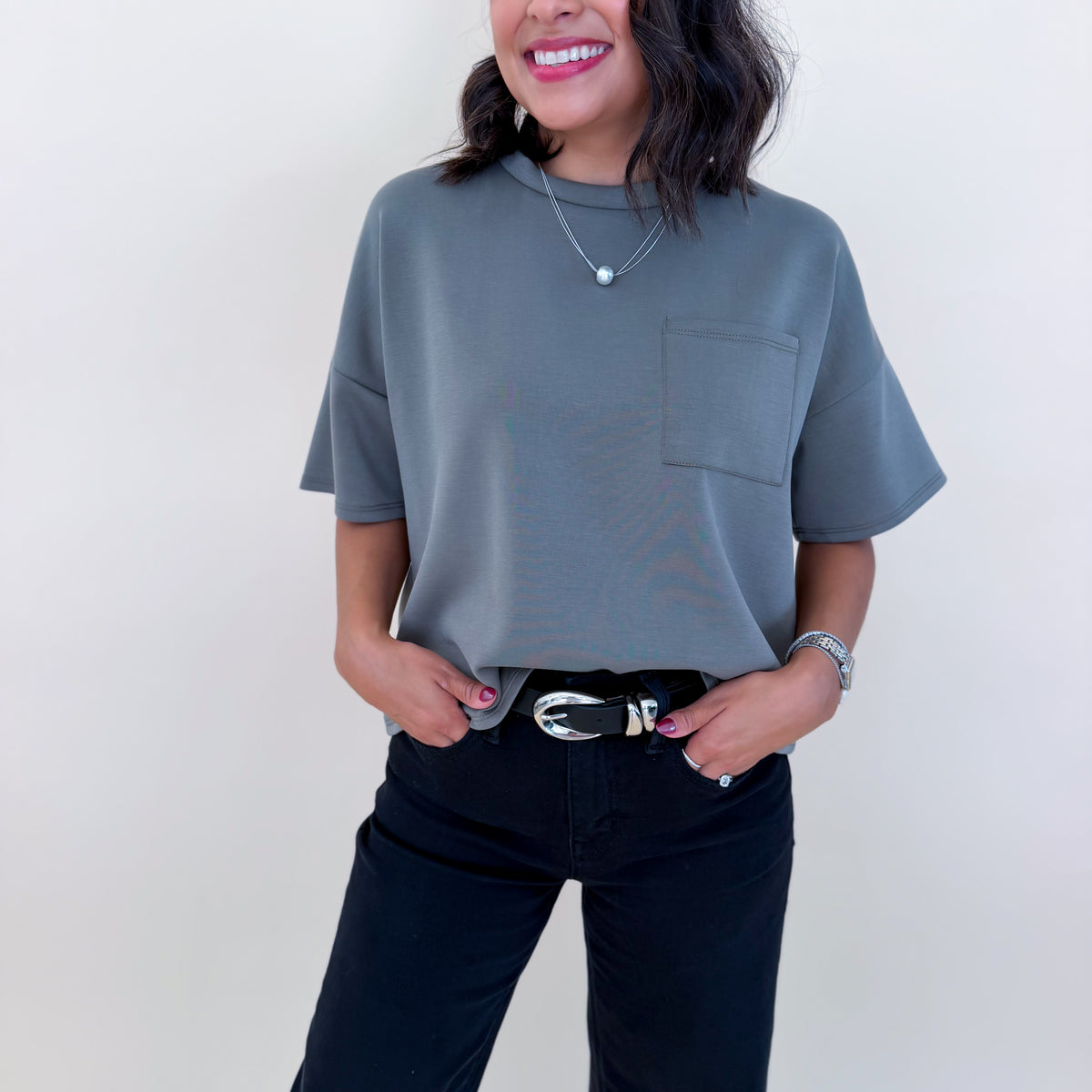 The Everyday Olive Tee