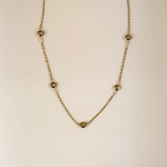 Halo Dainty Necklace