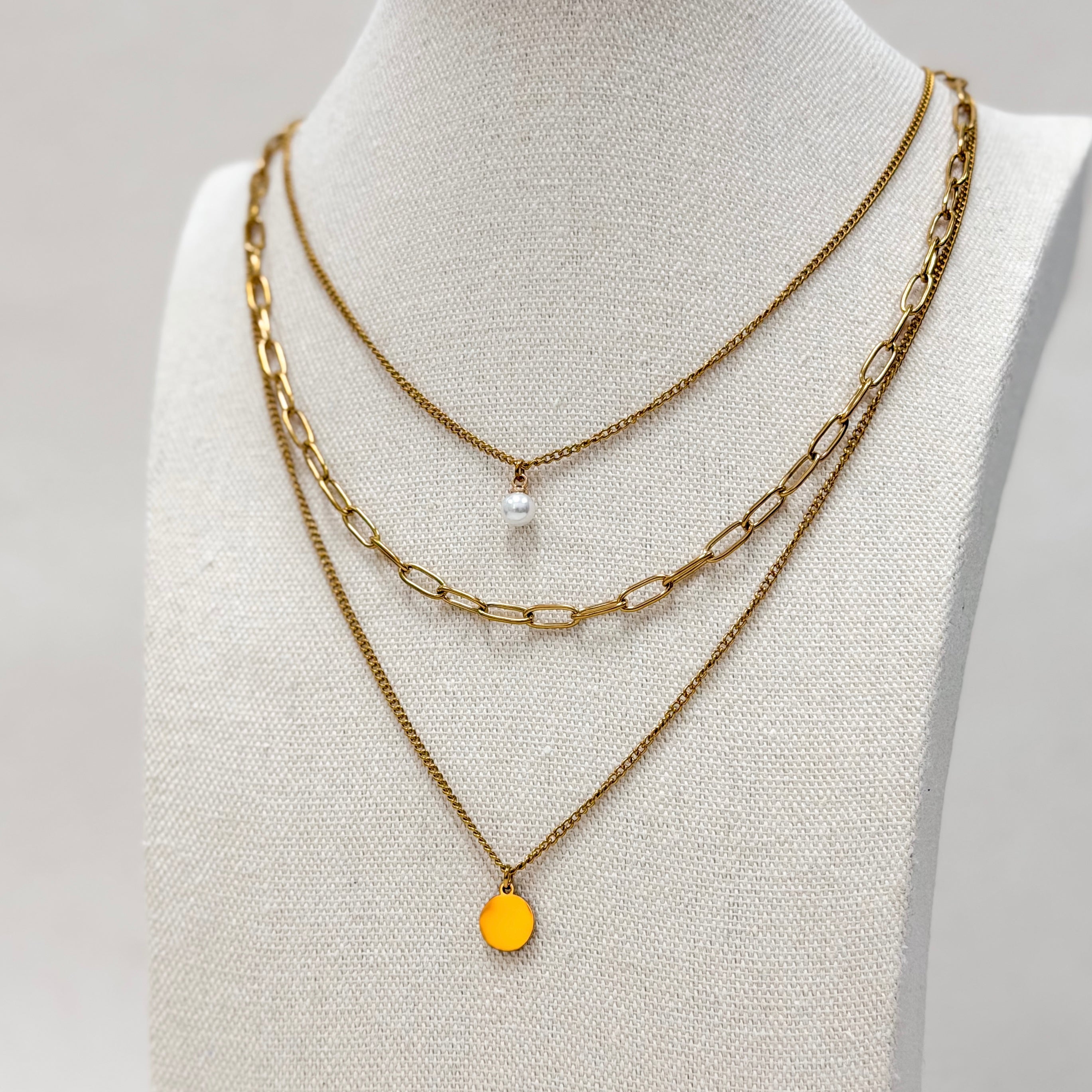 The Elle Layered Necklace Set