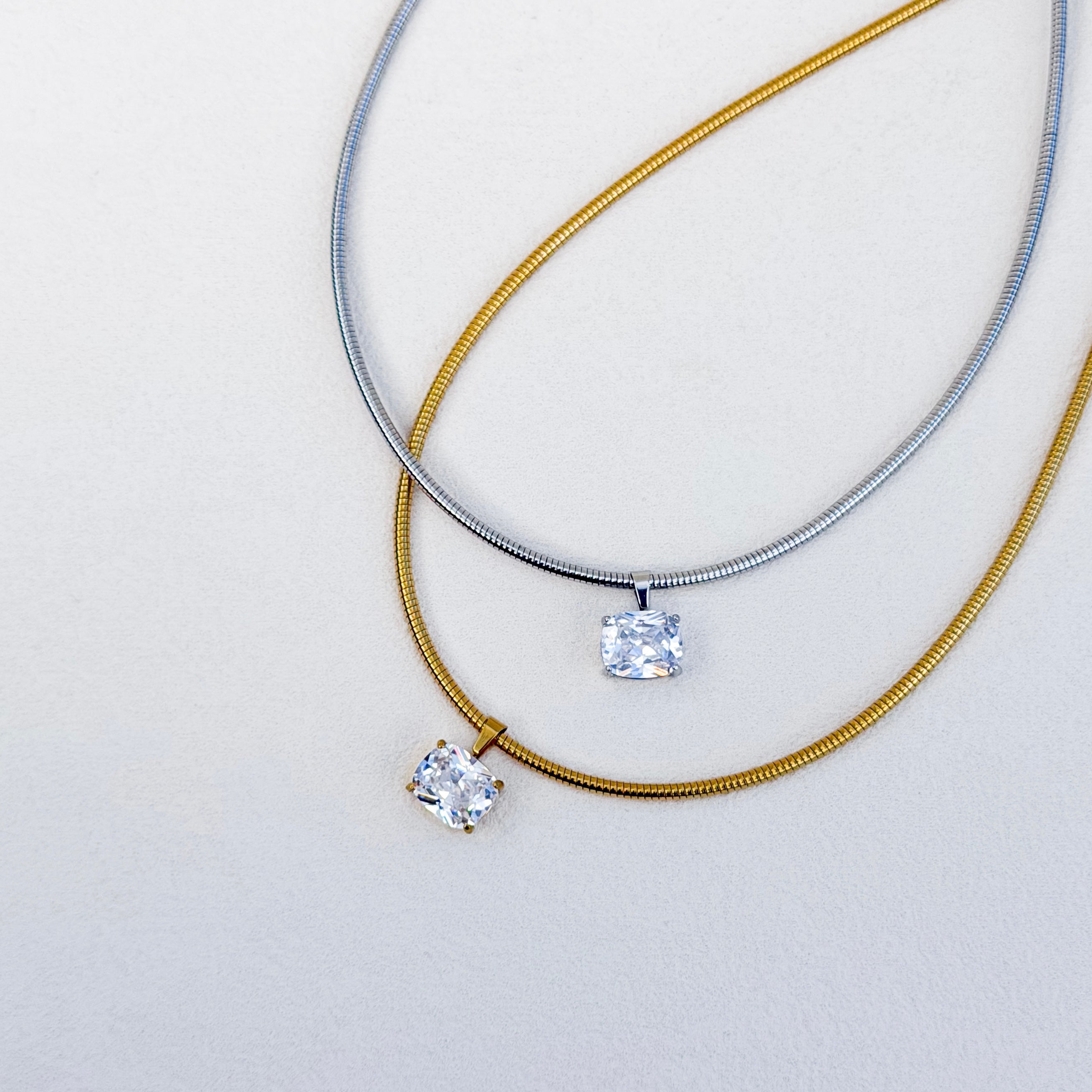Radiant Tennis Snake Necklace
