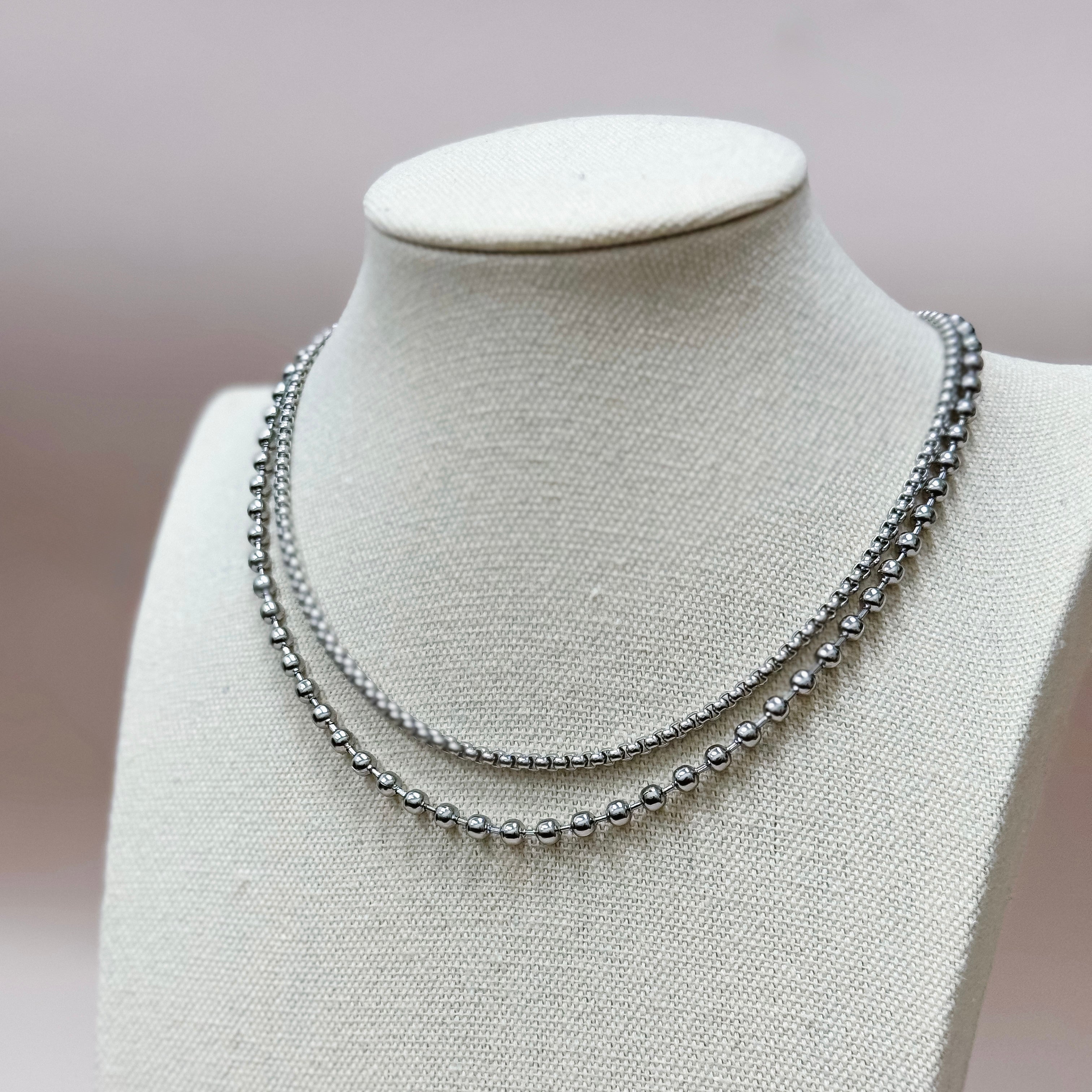 The Lumi Layered Bead Necklace