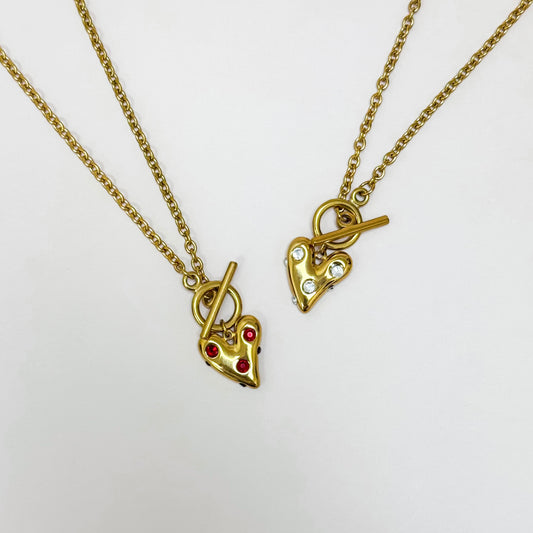 Sacred Heart Toggle Necklace