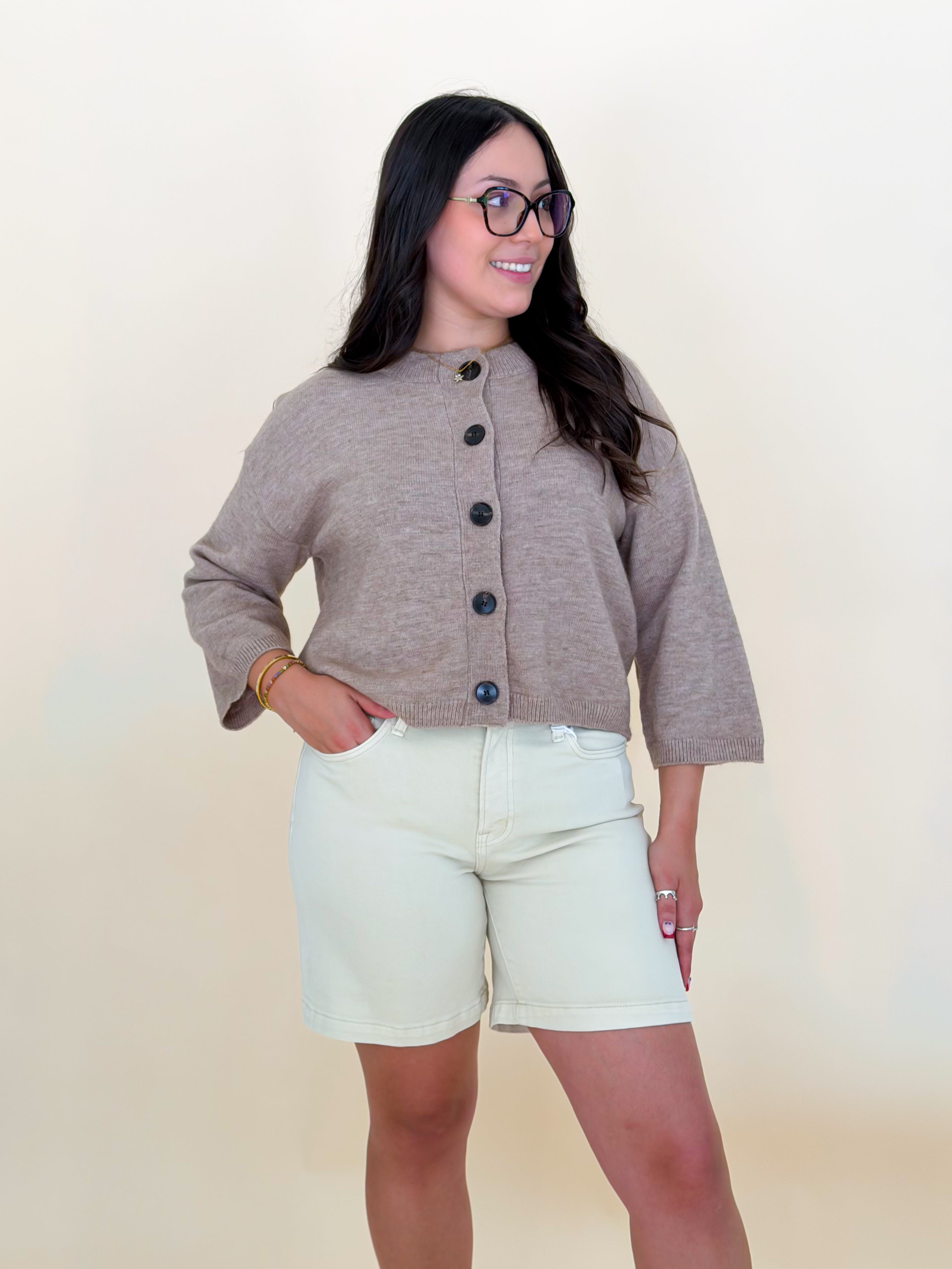 The Aspen Button Cardigan