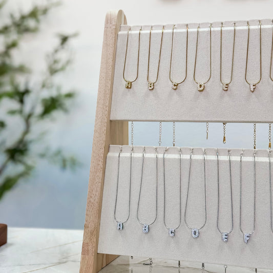 Evermark Pavé Initial Necklace