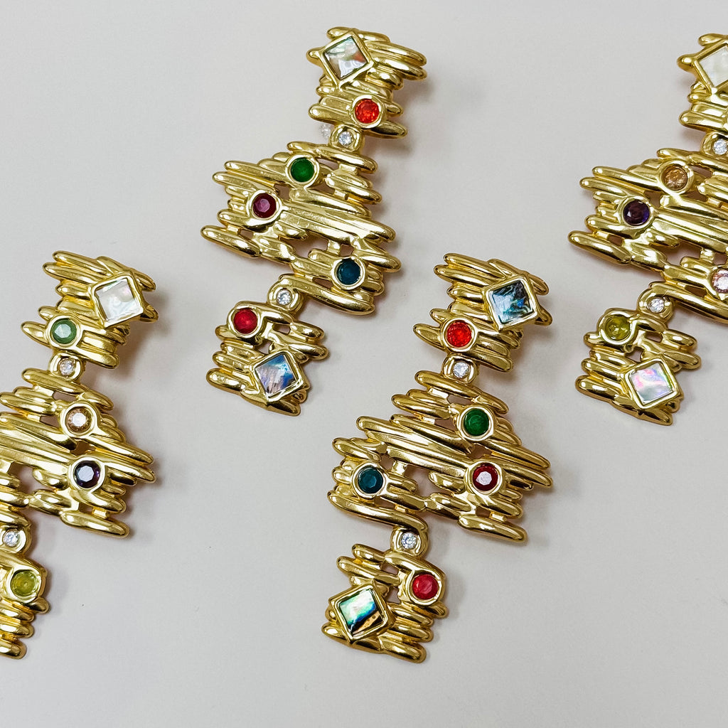The Gilded Mosaic Earrings