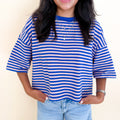 Harper Stripe Boxy Tee