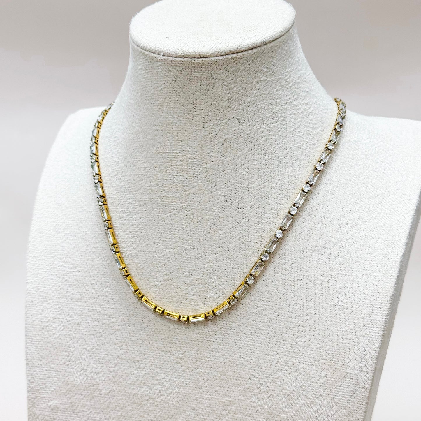 Celeste Baguette Necklace