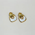The Alabaster Muse Drop Earrings
