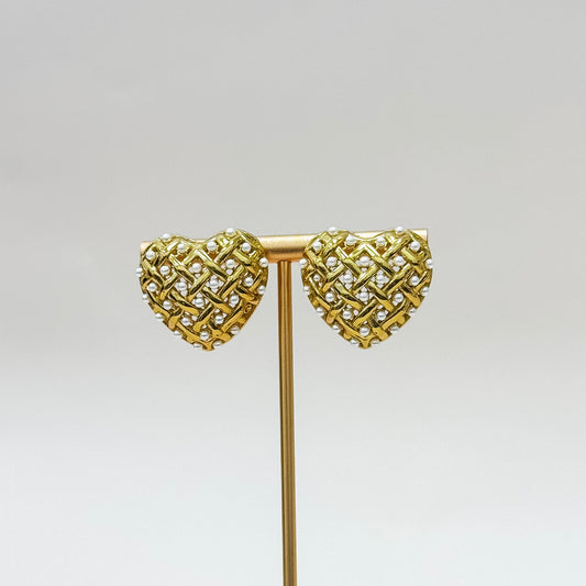 The Juliet Heart Studs