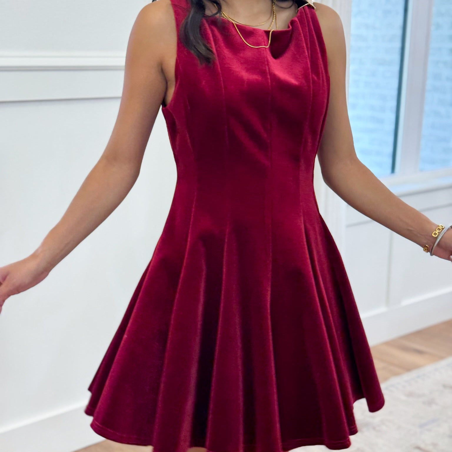 Velvet Mini Dress