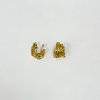 The Aurelia Clips – Sculpted  Statement Earrings