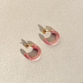 Pearl Swirl Hoop Earrings