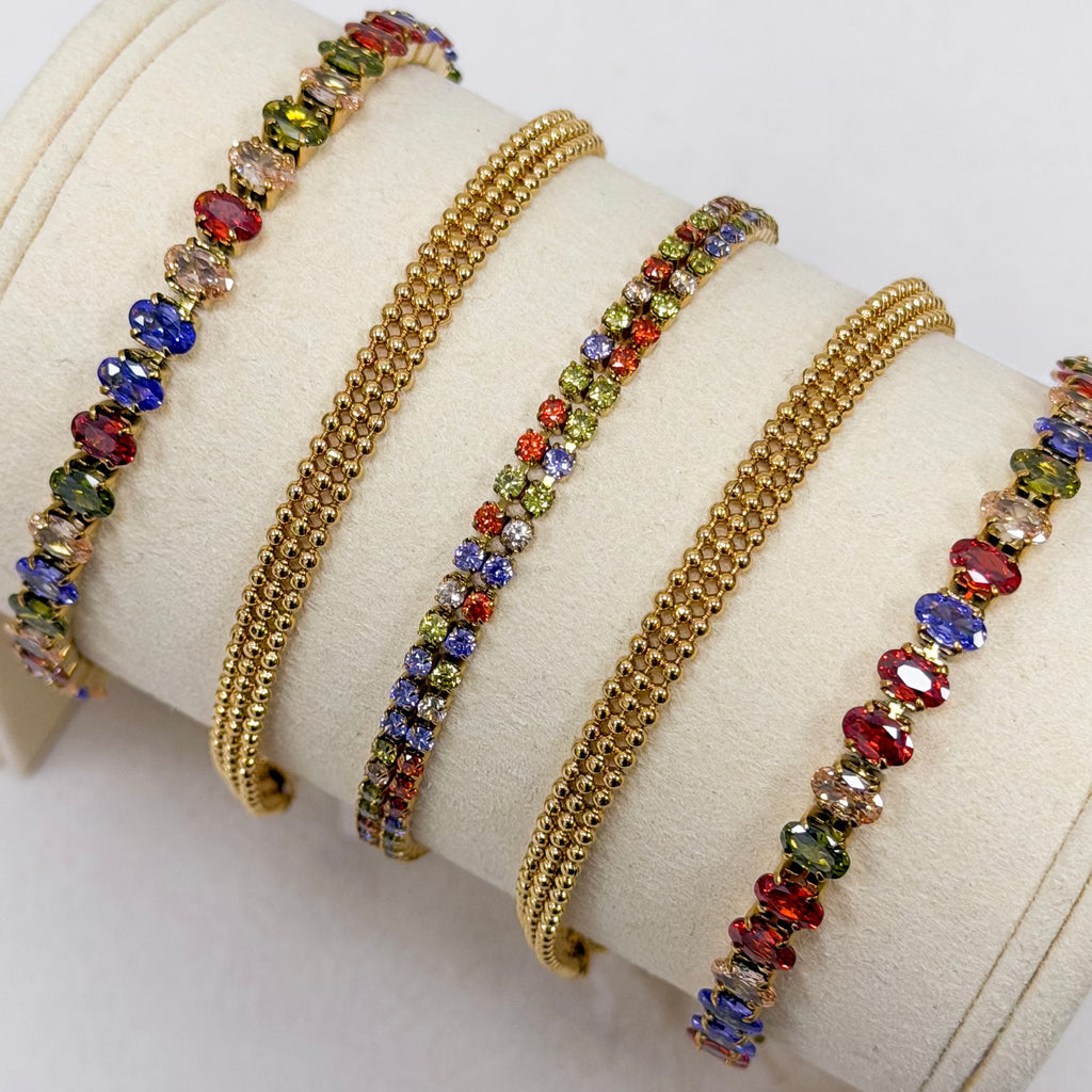 The Harvest Gem Tennis Bracelet