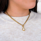 Aurelia Pearl Toggle Necklace