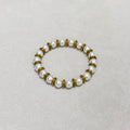 Golden Pearl Stretch Bracelet