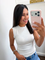 Classic Charm Ruffle Detail Tank