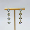 Heavenly Hearts Drop Earrings