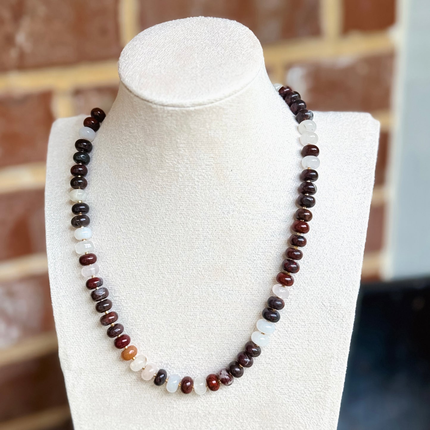 Earthstone Beaded Necklace