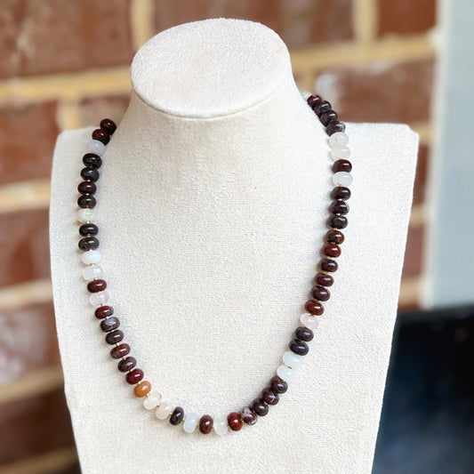 Earthstone Beaded Necklace