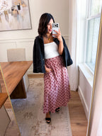 The Rosalie Dot Midi Skirt