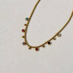 Confetti Charm Beaded Necklace