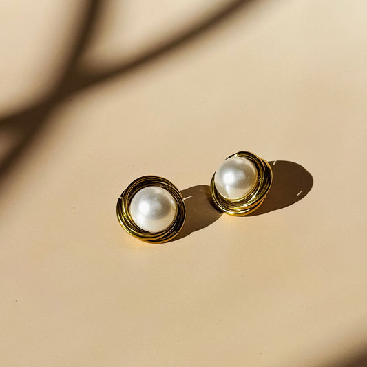 Noelle Pearl Studs