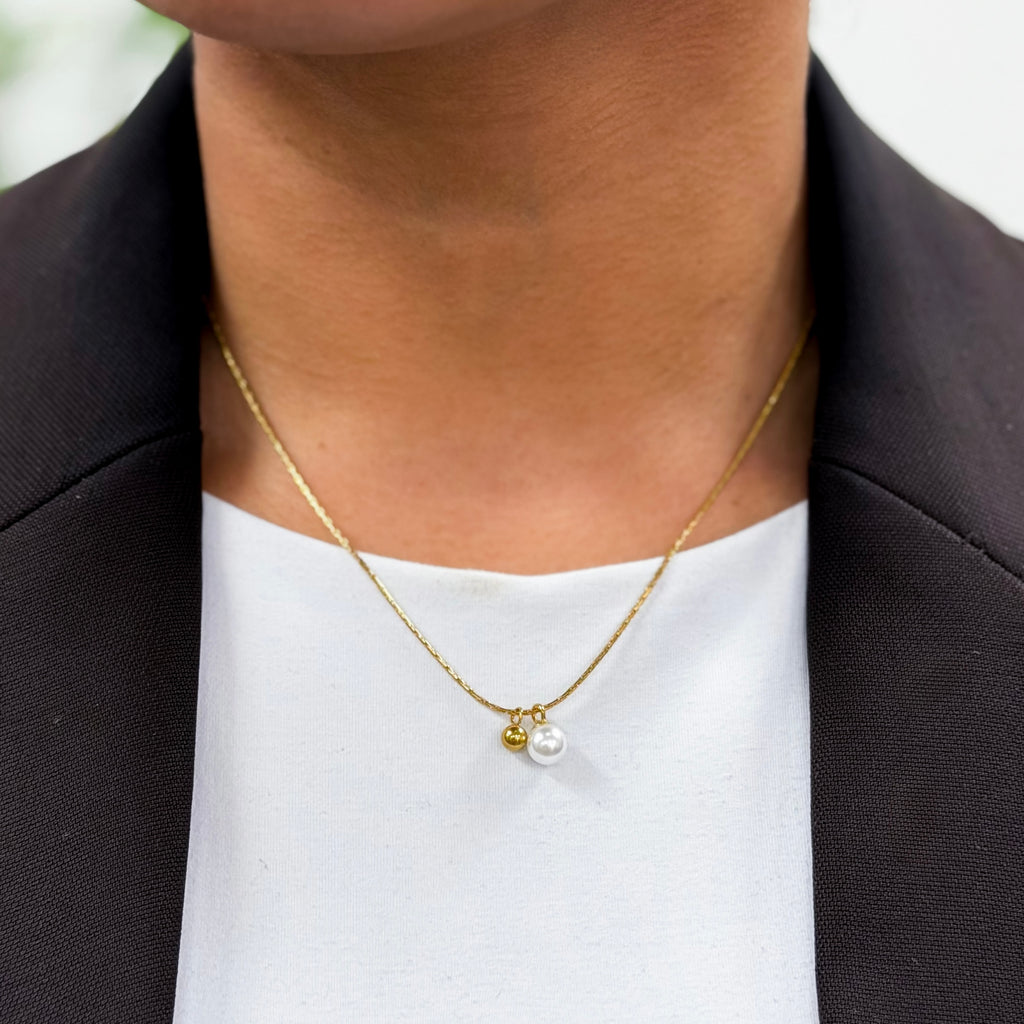 Elowen Pearl Accent Necklace