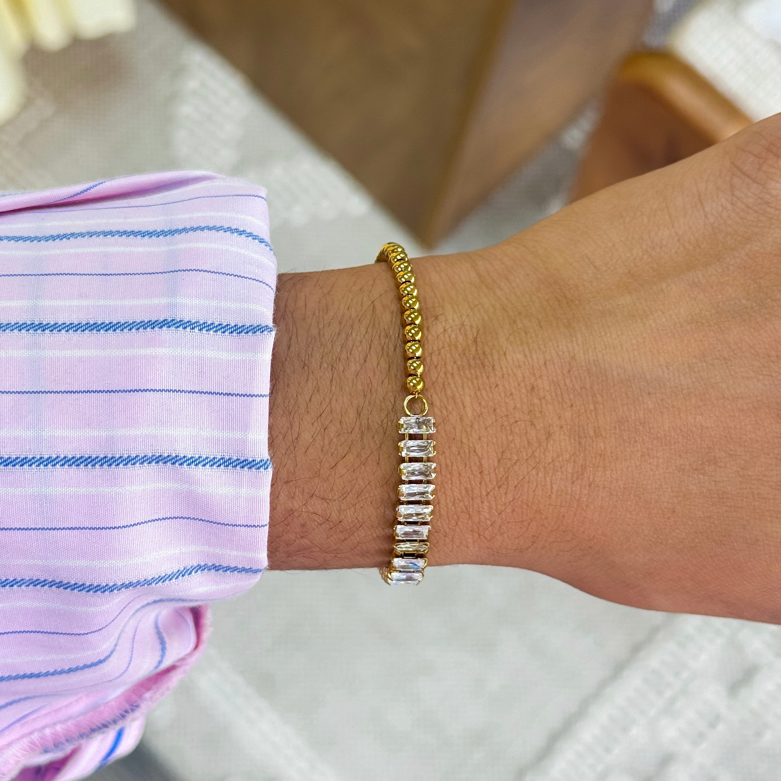 Lumi Baguette Sparkle Bracelet