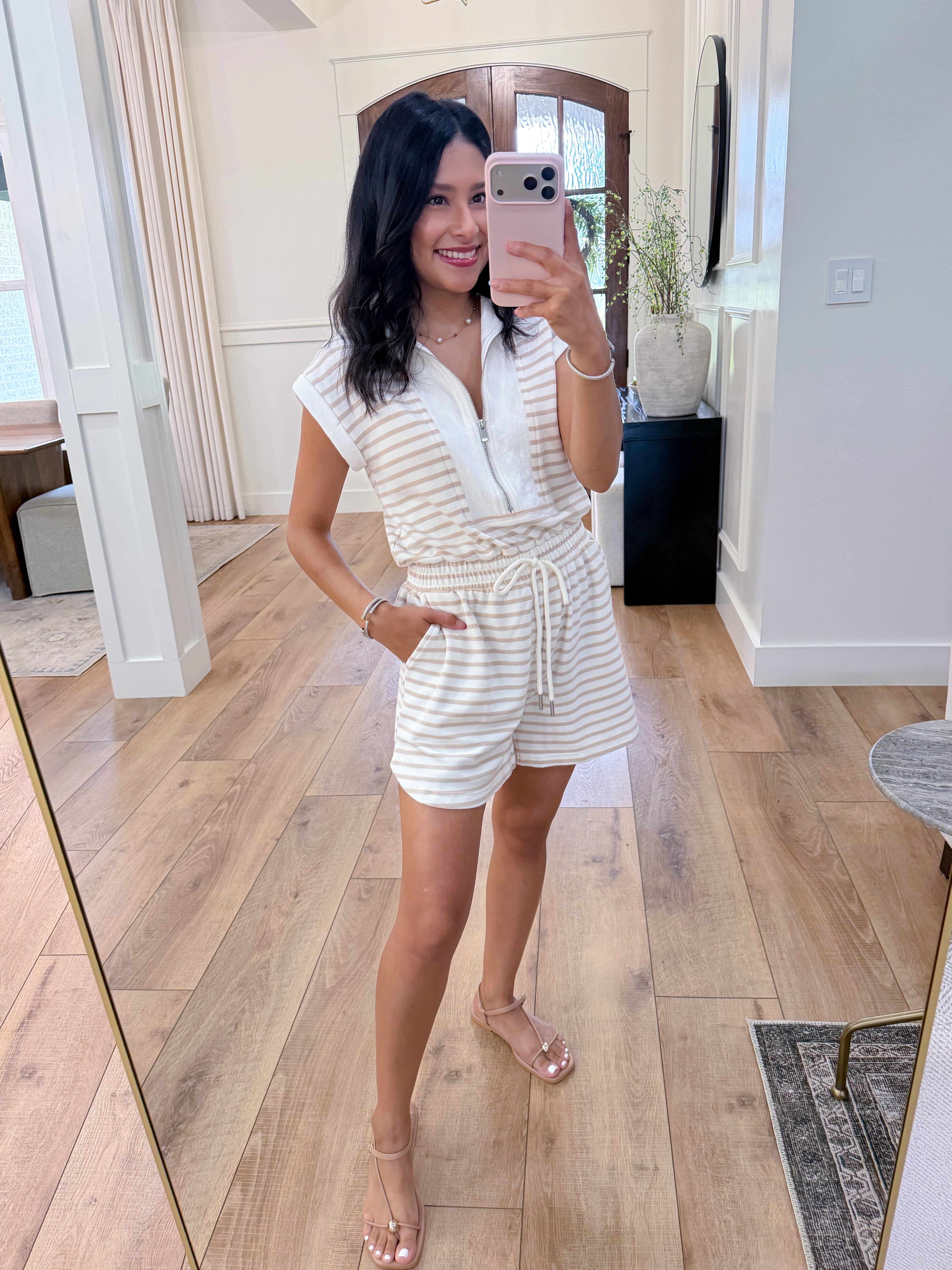 Weekend Getaway Stripe Romper