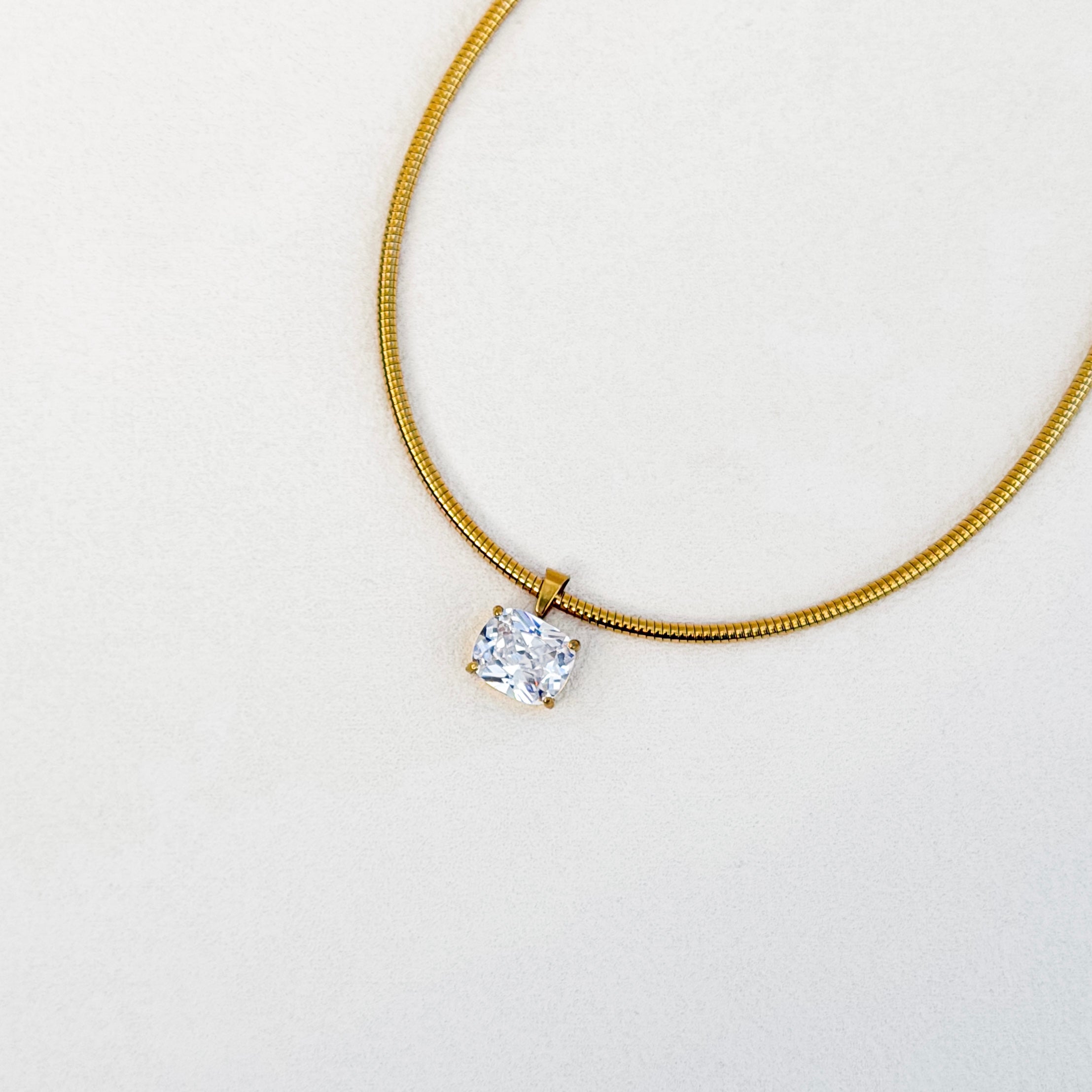 Radiant Tennis Snake Necklace