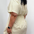 Golden Day Shirt Dress