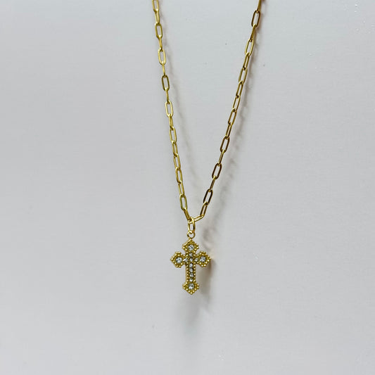 The Dainty Faith Link Cross Necklace