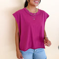 Magenta Everyday Ease Top