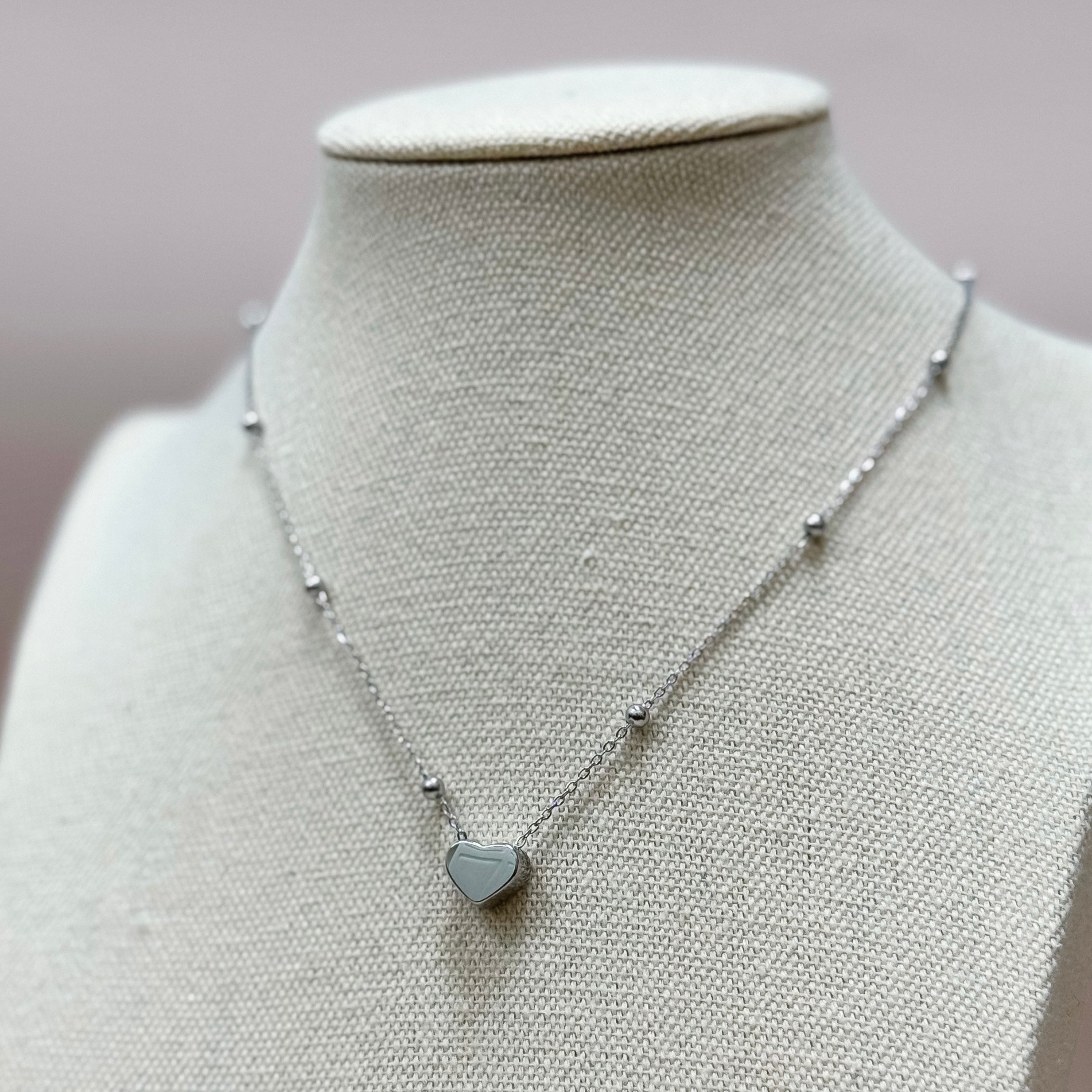 The Heartline Beaded Necklace