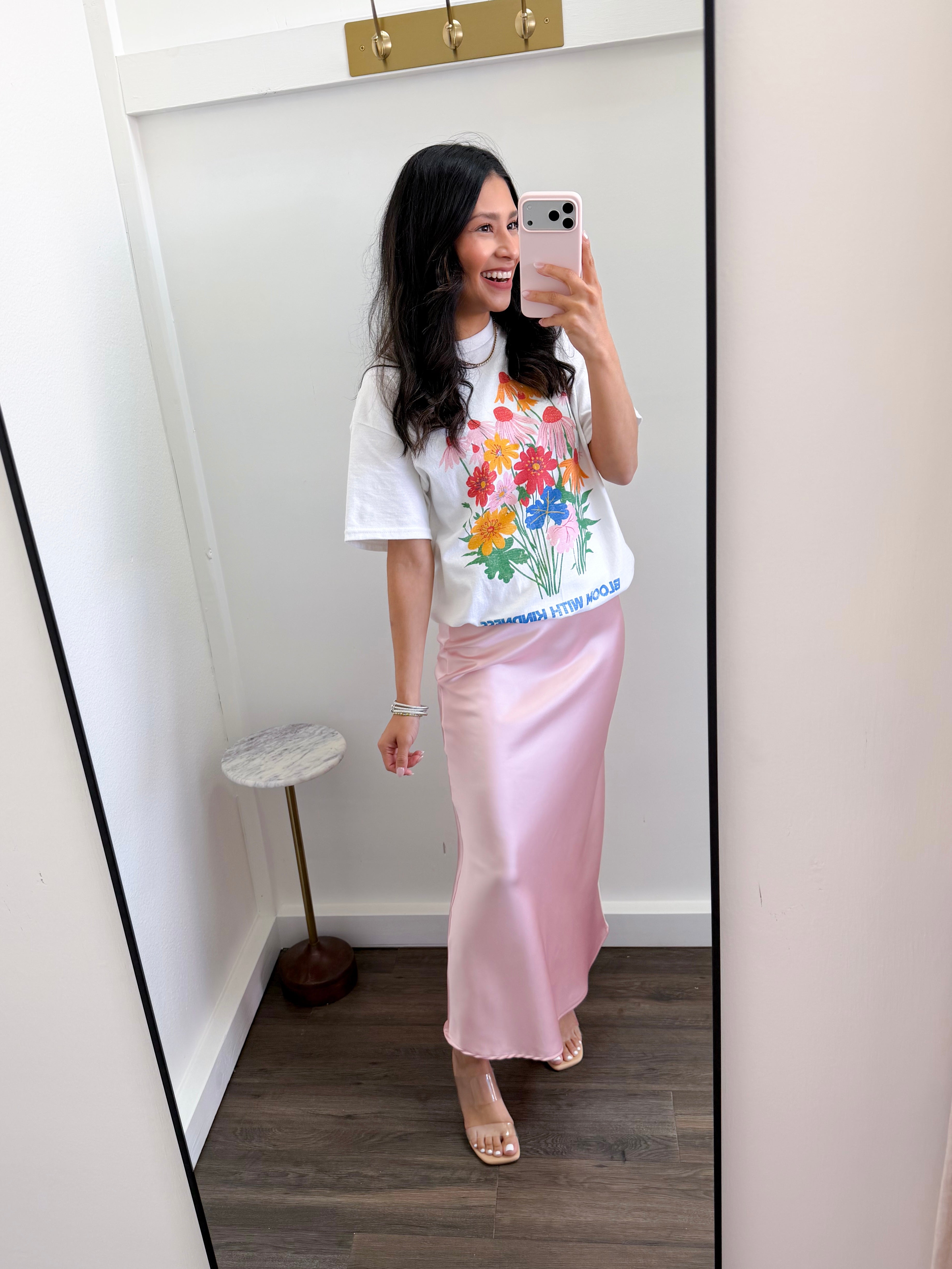 Bloom With Kindness graphic tee