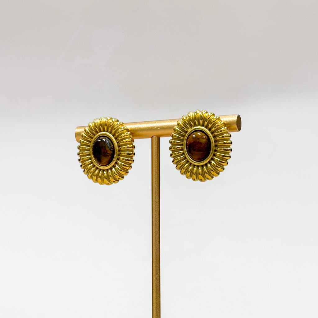 Solenne Sunburst Studs